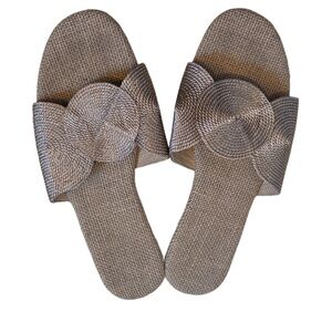 Elegant Woven Slide Sandals